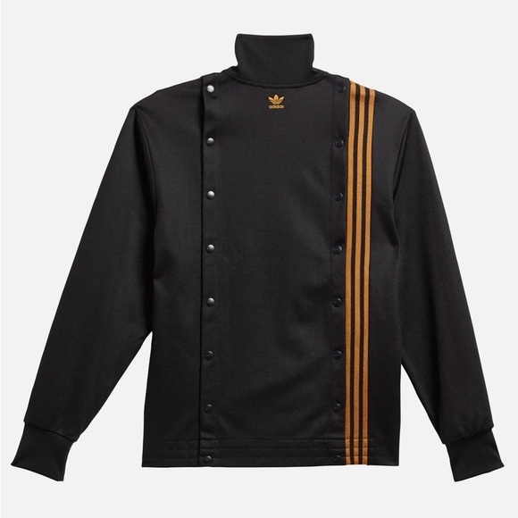 Adidas x Ivy Park IVP 4ALL Track Jacket Black Mesa Gold 3 Stripe 2XS NWT - Picture 4 of 11